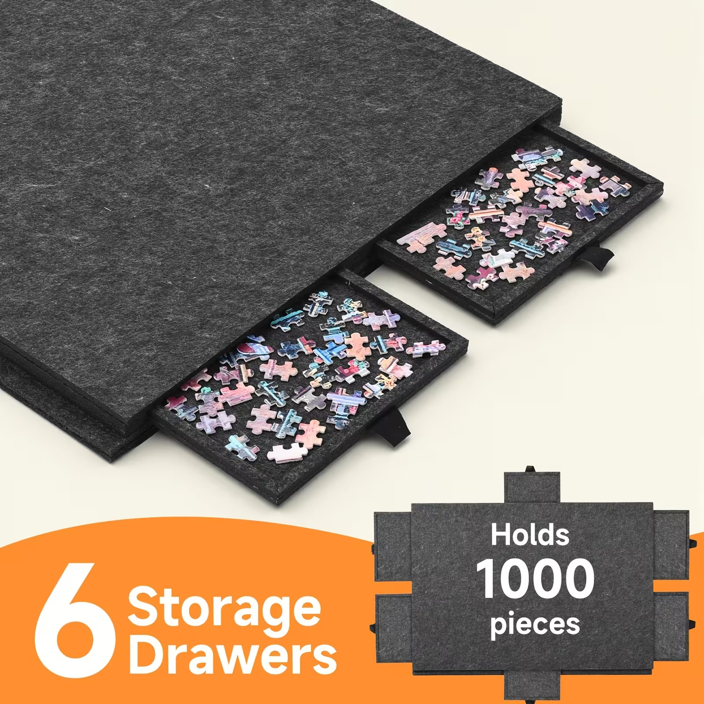 PuzzlePort – 2-in-1 Portable Puzzle Board