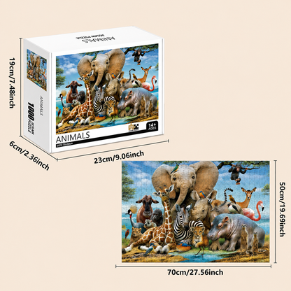 Wild Animals – 1000-Piece Jigsaw Puzzle