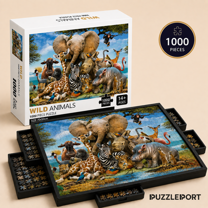 Wild Animals – 1000-Piece Jigsaw Puzzle