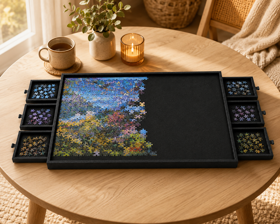 PuzzlePort Summit on a table
