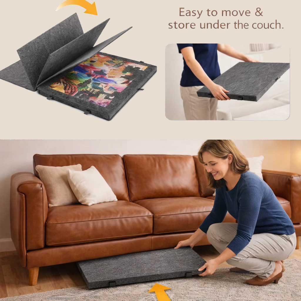 PuzzlePort – 2-in-1 Portable Puzzle Board