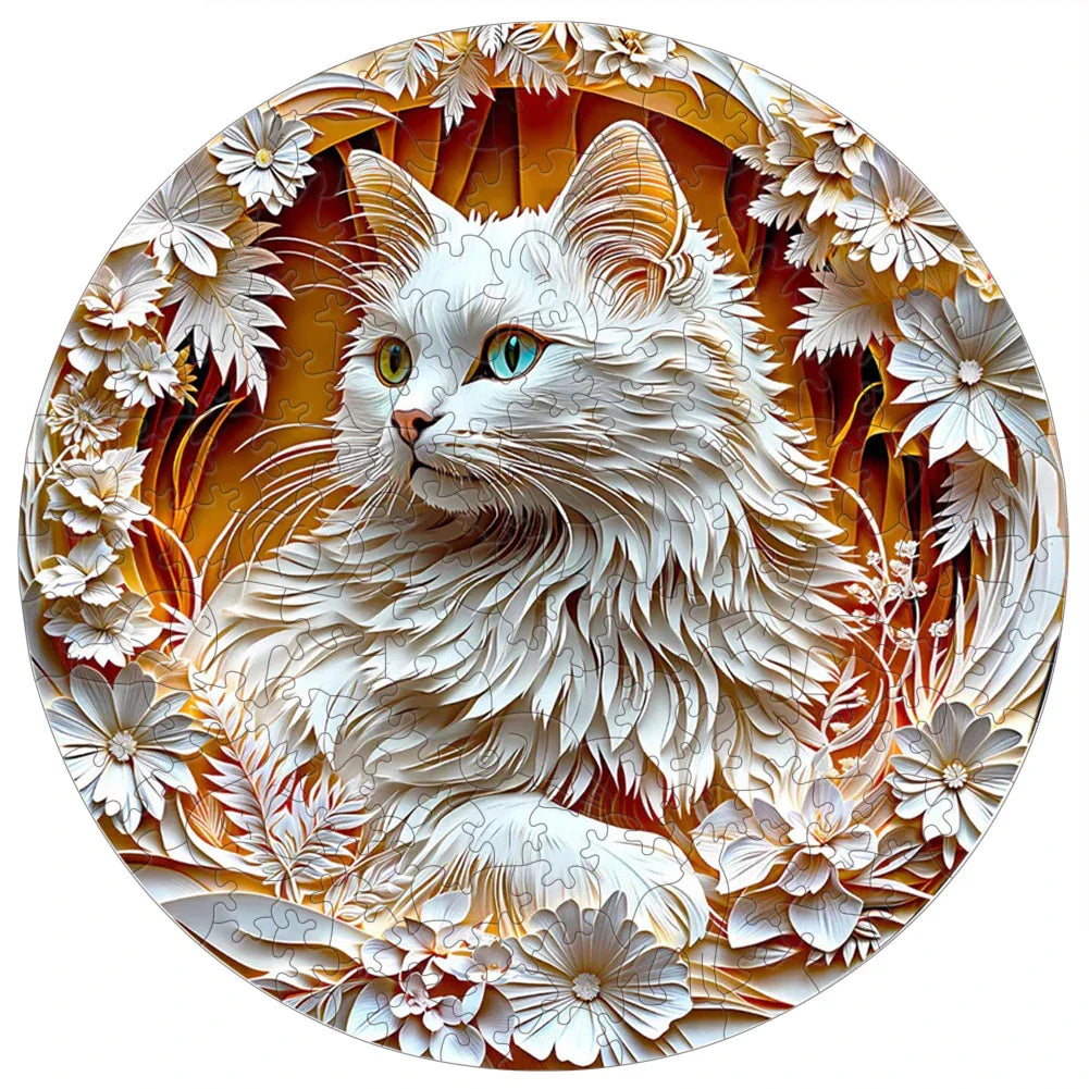 A3 Cat Wooden Puzzle
