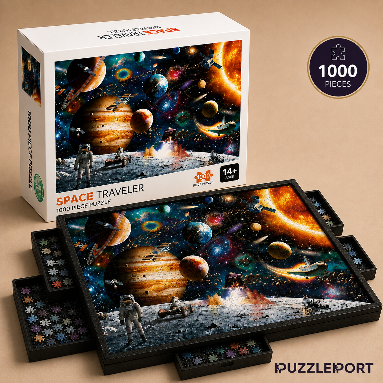 Space Traveler – 1000-Piece Jigsaw Puzzle